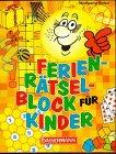 Ferienrätselblock für Kinder