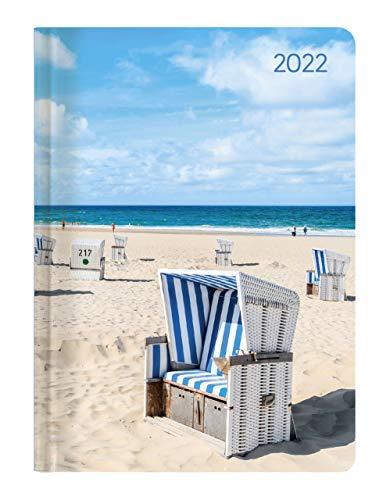 Ladytimer Beach 2022 - Strand - Taschenkalender A6 (10,7x15,2 cm) - Weekly - 192 Seiten - Notiz-Buch - Termin-Planer - Alpha Edition