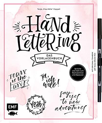 Handlettering – Das Vorlagenbuch – Mit original Tombow ABT Dual Brush Pen: Sprüche, Alphabete und mehr zum Nachzeichnen und Abpausen