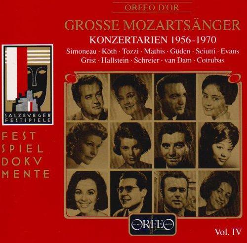 Große Mozartsänger Vol. 4 (Konzertarien 1956-1970)