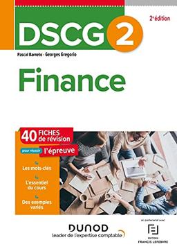 DSCG 2, finance : 40 fiches de révision pour réussir l'épreuve