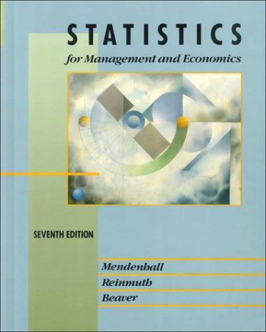 Statistics for Management and Economics (International Dimensions of Business Series)