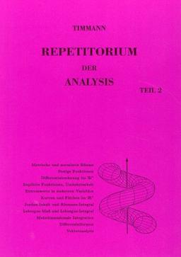 Repetitorium der Analysis, Teil 2