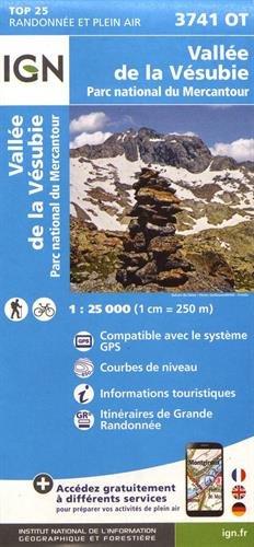 Vallée de la Vésubie - Parc National du Mercantour 1:25 000