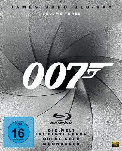 James Bond - Box Vol. 3: Goldfinger/Moonraker/Die Welt ist nicht genug [Blu-ray]