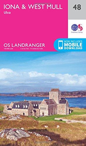 Iona & West Mull, Ulva 1 : 50 000 (OS Landranger Map)