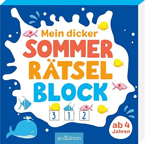 Mein dicker Sommer-Rätselblock: Kunterbunter Rätselspaß für Kinder ab 4 Jahren