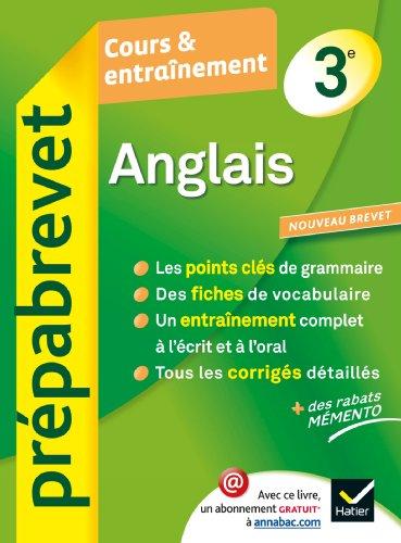 Anglais 3e : cours et entraînement : nouveau brevet