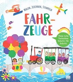 Fahrzeuge: Malen, Zeichnen, Stempeln