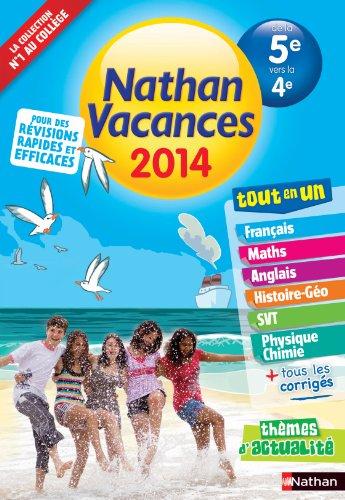 Nathan vacances 2014, de la 5e vers la 4e : tout en un