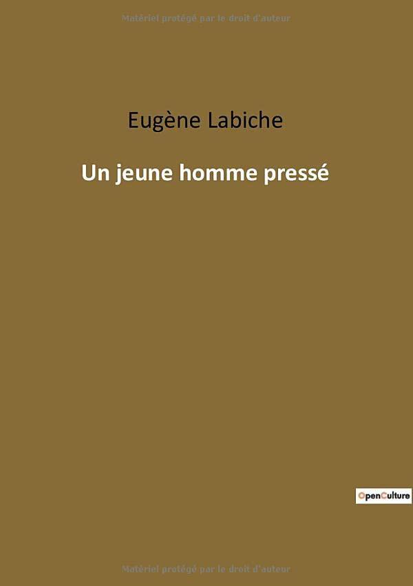 Un jeune homme pressé