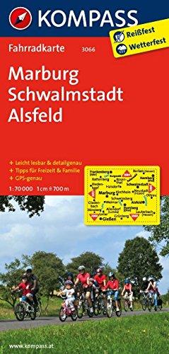 Marburg - Schwalmstadt - Alsfeld: Fahrradkarte. GPS-genau. 1:70000 (KOMPASS-Fahrradkarten Deutschland, Band 3066)