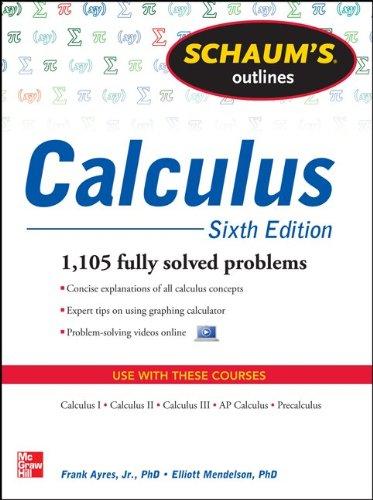 Schaum's Outline of Calculus (Schaum's Outlines)