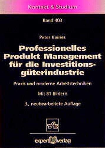 Professionelles Produktmanagement für die Investitionsgüterindustrie (Kontakt & Studium)