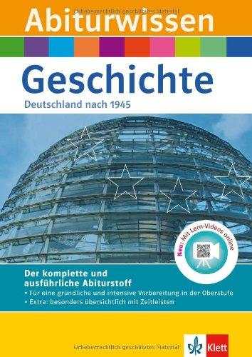 Abiturwissen Geschichte: Deutschland nach 1945. Mit Lern-Videos online