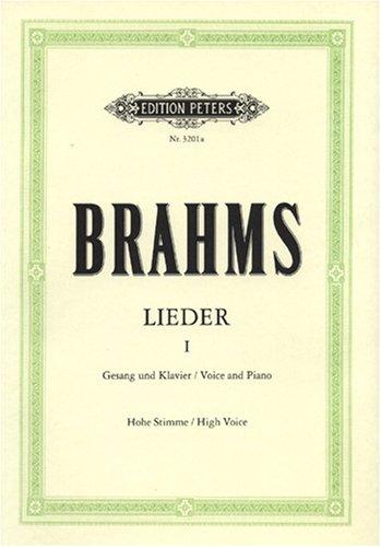 Lieder 1: Gesang und Klavier / Voice and Piano.Hohe Stimme / High Voice