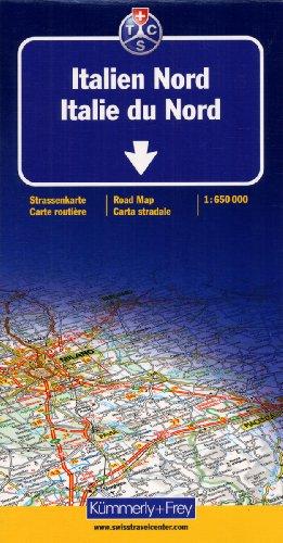 Kümmerly & Frey Karten, Italien Nord: Stadtübersichtspläne, Reiseinformationen, Distanzentabelle, Index: Northern (World Travel Map)