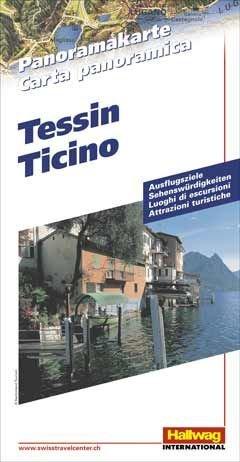 Tessin: Panoramakarte: Ausflugsziele, Sehenswürdigkeiten