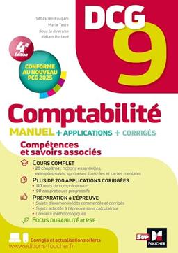 DCG 9 comptabilité : manuel et applications