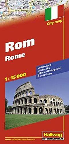 Rom Stadtplan: Massstab 1:15000 (Hallwag Stadtpläne)