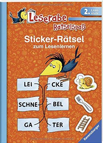 Sticker-Rätsel zum Lesenlernen (2. Lesestufe) (Leserabe - Rätselspaß)