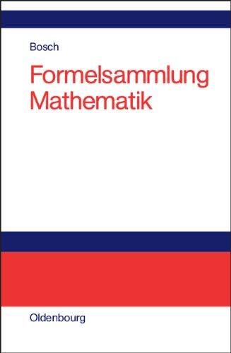 Formelsammlung Mathematik