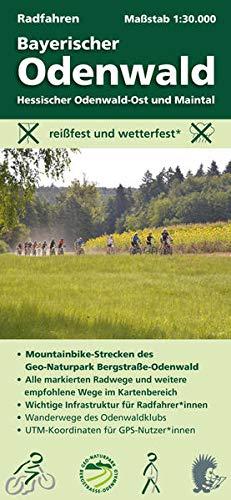 Radfahren, Bayerischer Odenwald / Hessischer Odenwald-Ost und Maintal: Maßstab 1:30.000; reißfest und wetterfest; Mountainbike-Strecken des ... Odenwaldklubs; UTM-Koordinaten für GPS-Nutzer