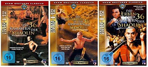 Die 36 Kammern der Shaolin - TRILOGIE (3DVDs)