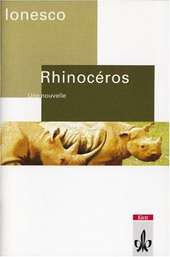 Rinoceros. Texte et documents: Une Nouvelle