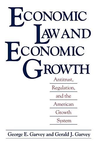 Economic Law and Economic Growth: Antitrust, Regulation, and the American Growth System