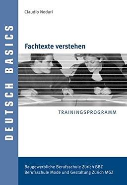 Fachtexte verstehen: Trainingsprogramm