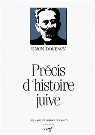 Précis d'histoire juive : des origines à 1934