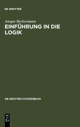 Einführung in die Logik. (De Gruyter Studienbuch)