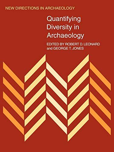 Quantifying Diversity in Archaeology (New Directions in Archaeology)