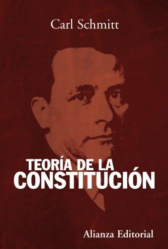 Teoría de la constitución (Alianza Ensayo)