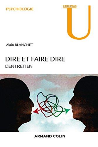 Dire et faire dire : l'entretien