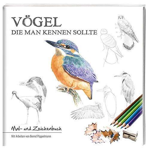 Vögel, die man kennen sollte: Mal- und Zeichenbuch