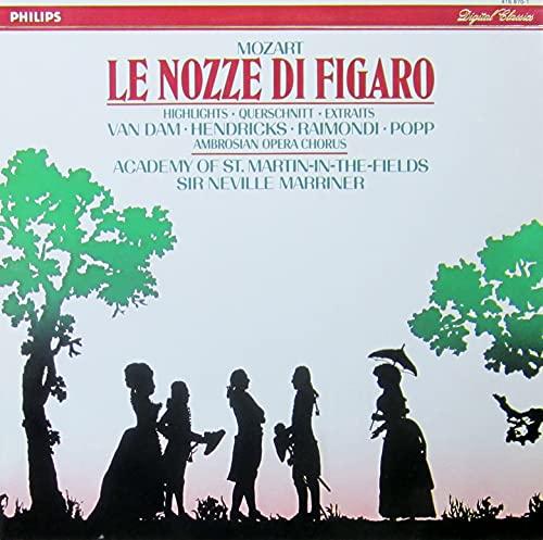 Mozart: Le Nozze di Figaro (Highlights/Querschnitt) [Vinyl LP] [Schallplatte]