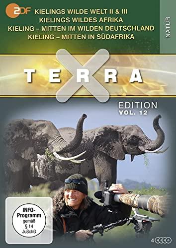 Terra X - Edition Vol. 12 Kieling – Mitten in Südafrika - Kieling – Mitten im wilden Deutschland - Kielings wildes Afrika - Kielings wilde Welt II & III [4 DVDs]