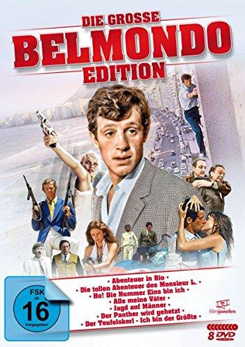 Die große Belmondo-Edition (u.a. Abenteuer in Rio, Monsieur L., Der Teufelskerl, Der Panther wird gehetzt) [8 DVDs]