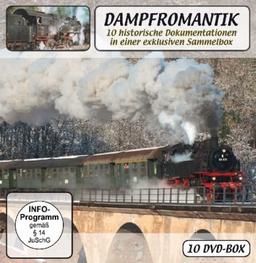 Dampfromantik,10 DVDs: 10 historische Dokumentationen in einer exklusiven Sammelbox [VHS]