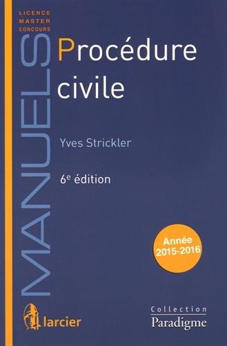 Procédure civile : année 2015-2016