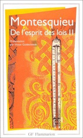 De l'esprit des lois. Vol. 2