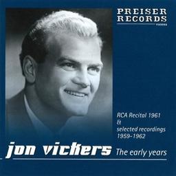 Jon Vickers: the Early Years