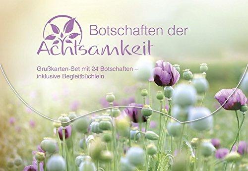 Botschaften der Achtsamkeit - Grußkarten-Set mit 24 Botschaften & Begleitbüchlein