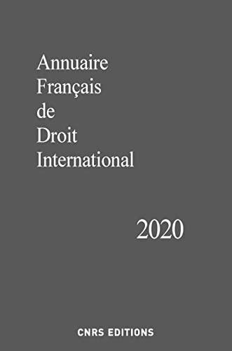 Annuaire français de droit international. Vol. 66. 2020