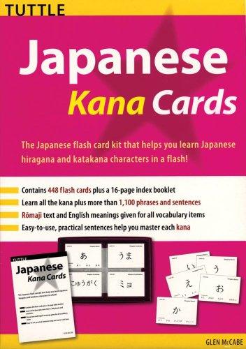 Japanese Kana Cards Kit (Tuttle Flash Cards)