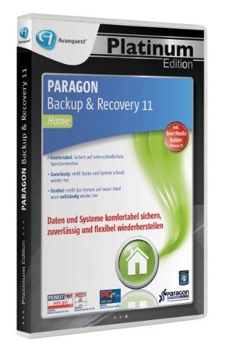 Paragon Backup & Recovery 11 Home - Avanquest Platinum Edition