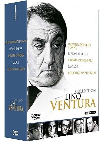 Coffret lino ventura : l'armée des ombres ; dernier domicile connu ; espion lève-toi ; touchez pas au grisbi ; la cage [FR Import]