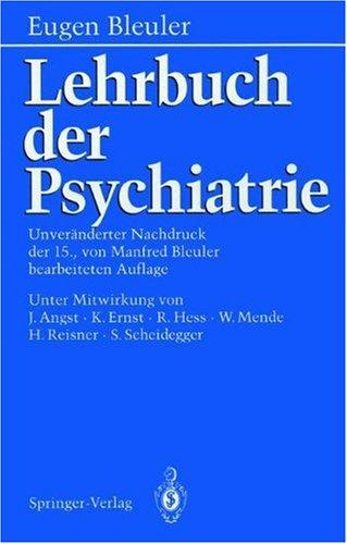 Lehrbuch der Psychiatrie